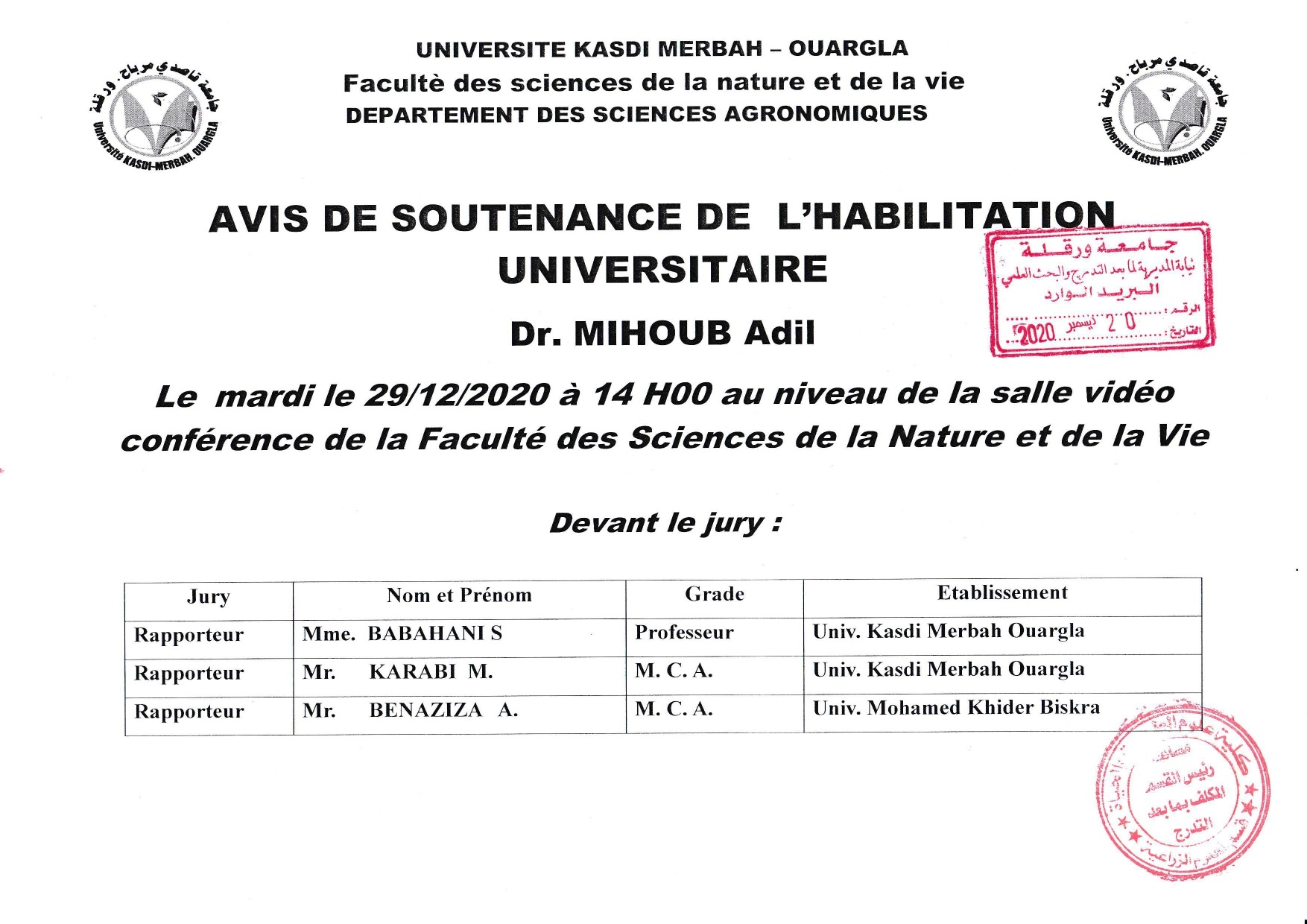 Avis soutenance HDR Mihoub Adil page 0001