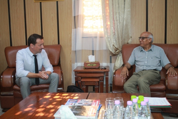 زيارة وفد فرنسي لجامعة قاصدي مرباح ورقلة