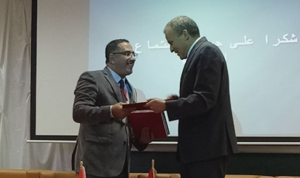 The first session of the week of international cooperation at the University of Gabes under the title: Partnership with neighboring universities: Algeria and Libya