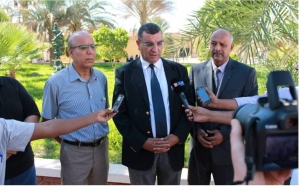 السيد والي ولاية ورقلة يحل بجامعة  قاصدي مرباح