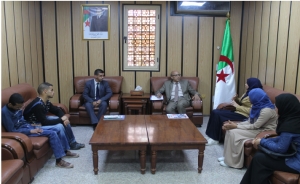 السيد رئيس الجامعة يستقبل الطلبة ذوي الحاجات الخاصة