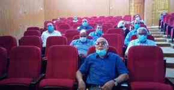 A video lecture with Laghouat University, in the presence of the Minister of Higher Education, on September 19, 2019