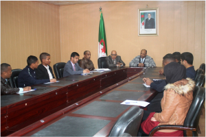 اجتمع السيد مدير الجامعة ونوابه والأمين العام للجامعة والسيد المدير الفرعي للأنشطة بممثلي المنظمات الطلابية