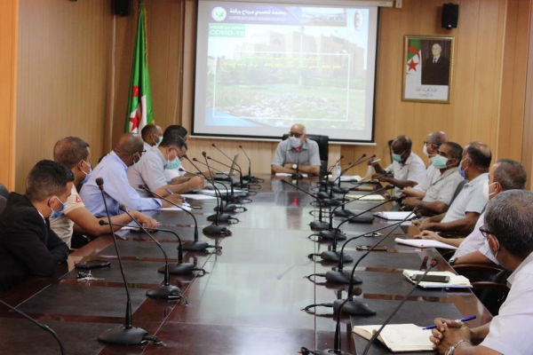 Meeting of the local cell to follow up and run the end of the university year to discuss the health protocol (Covid-19)